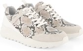 Travelin' Withnell - Leren sneaker dames - Slangenprint - Maat 40