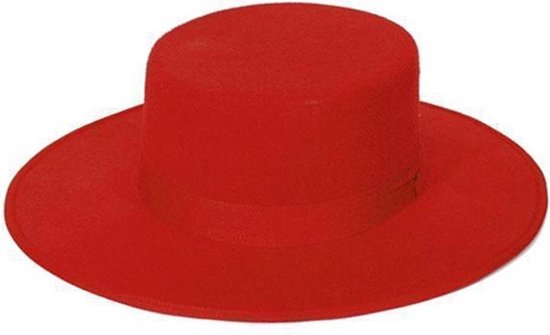 Op en neer gaan Afbreken Haven Spaanse hoed rood voor volwassenen | bol.com
