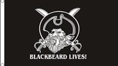 Blackbeard Lives piratenvlag
