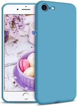 HB Hoesje Geschikt voor Apple iPhone 7 & 8 Blauw - Siliconen Back Cover
