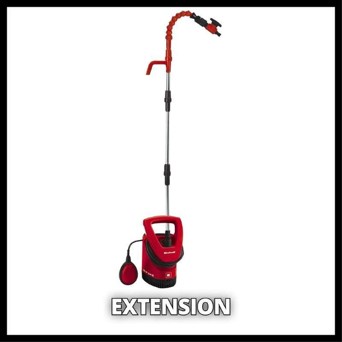 Einhell Elektrische Regentonpomp GE-SP 3546 RB - 350 W - 4600 l/u - Max. opvoerhoogte: 11 m - Max. dompeldiepte: 7 m - Traploos instelbare vlotterschakelaar – foto 2