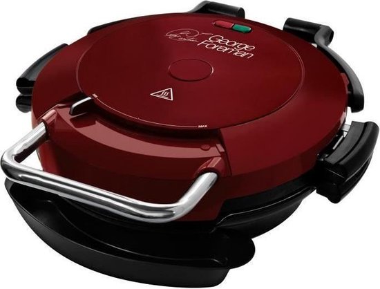 George Foreman Grill 24640-56 - Pizza / Grill 360° - 1750 W - Rouge |  Bol.com