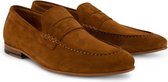 DenBroeck Park Row - Suede Leren herenloafers - Cognac Bruin - Maat 46