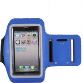 Hardloop-Sport armband blauw voor iphone 5/5s/5c, voor kleine telefoon, sleutel, Pasjes