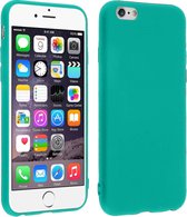 HB Hoesje Geschikt voor Apple iPhone 6 Plus & 6s Plus Turquoise - Siliconen Back Cover