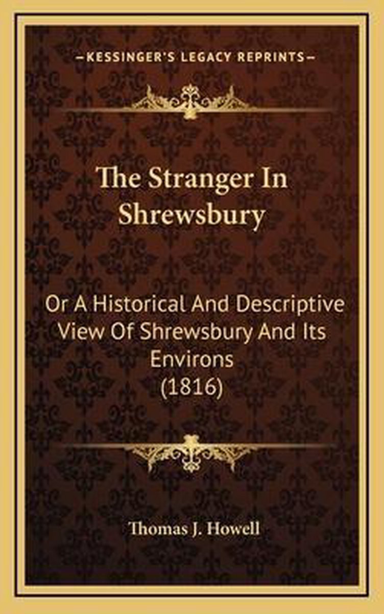 The Stranger In Shrewsbury van H Thomas Howell