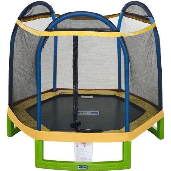 Misbruik Om te mediteren Rubriek My First kinder trampoline - 213 cm + net | bol.com