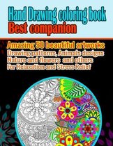 Hand drawing Coloring book best companion