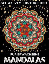 Mandalas fur Erwachsene Schwarzer Hintergrund