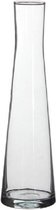 Uitlopende transparante vaas Ixia 30 x 4,5 cm - Home Deco vazen - Woonaccessoires