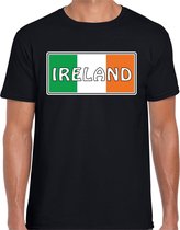 Ierland / Ireland landen t-shirt zwart heren L