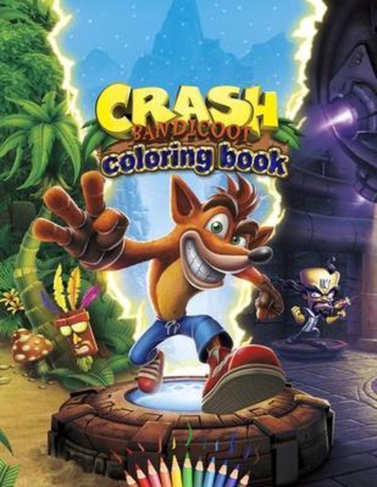 Crash Bandicoot Coloring Book, Aka Coloring 9798647206992 Boeken