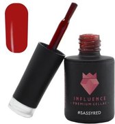 #SASSYRED - Influence Gellac - Rode gellak - Gellak rood UV - UV Gellak - Gel nagellak - Gellac - Kado vrouw - Valentijns cadeau - Kado voor haar - 10 ml