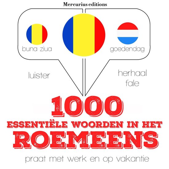 1000 essentiële woorden in het Roemeens - cover