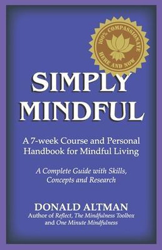 Simply Mindful Book- Simply Mindful - cover