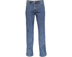 Wrangler Texas Str Heren Regular Fit Jeans Blauw - Maat W36 X L30