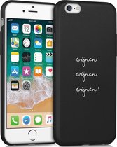 iMoshion Design voor de iPhone 6 / 6s hoesje - Wijnen Wijnen Wijnen - Zwart