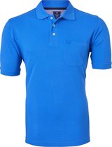 Redmond Regular Fit poloshirt - korenbloem blauw -  Maat: M