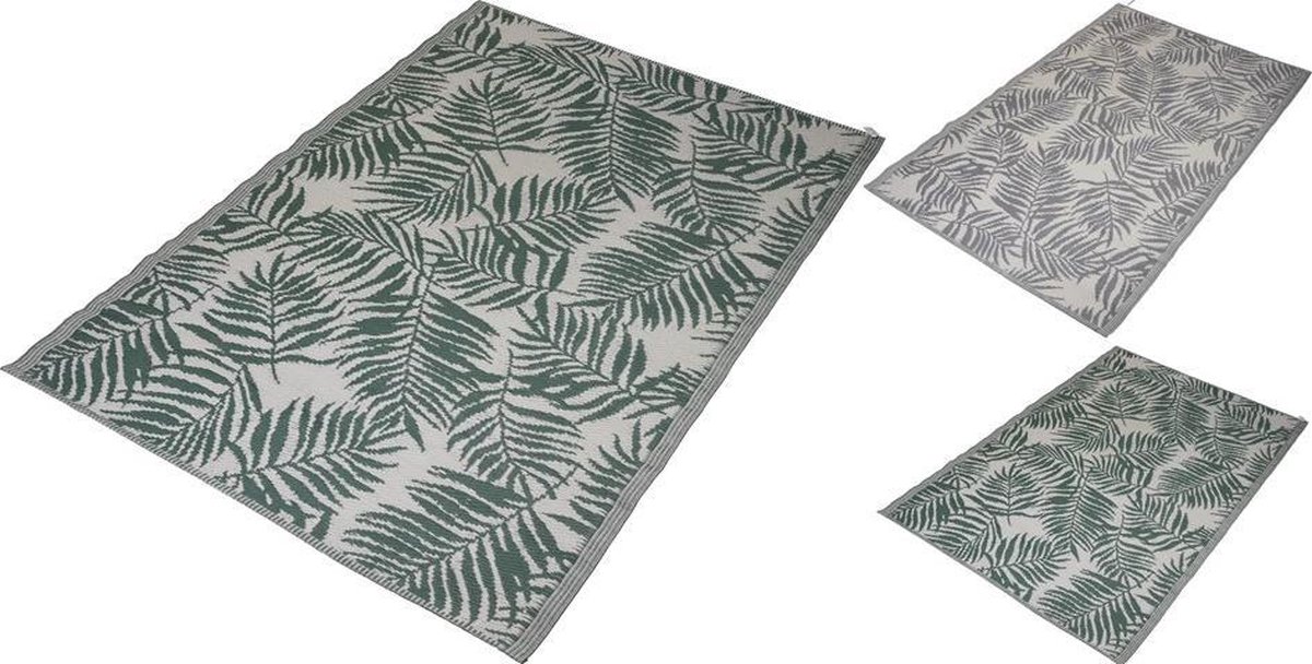 Hortus Forcia - Buiten vloerkleed Grijs - Buitentapijt - Buitendecoratie - 120x180cm - Campingkleed