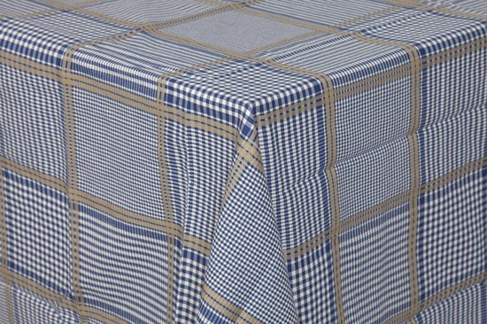 langzaam Er is behoefte aan land Tafelkleed Ruit Blauw Vierkant, De Witte Lietaer, 160x160cm, 100% Katoen |  bol.com