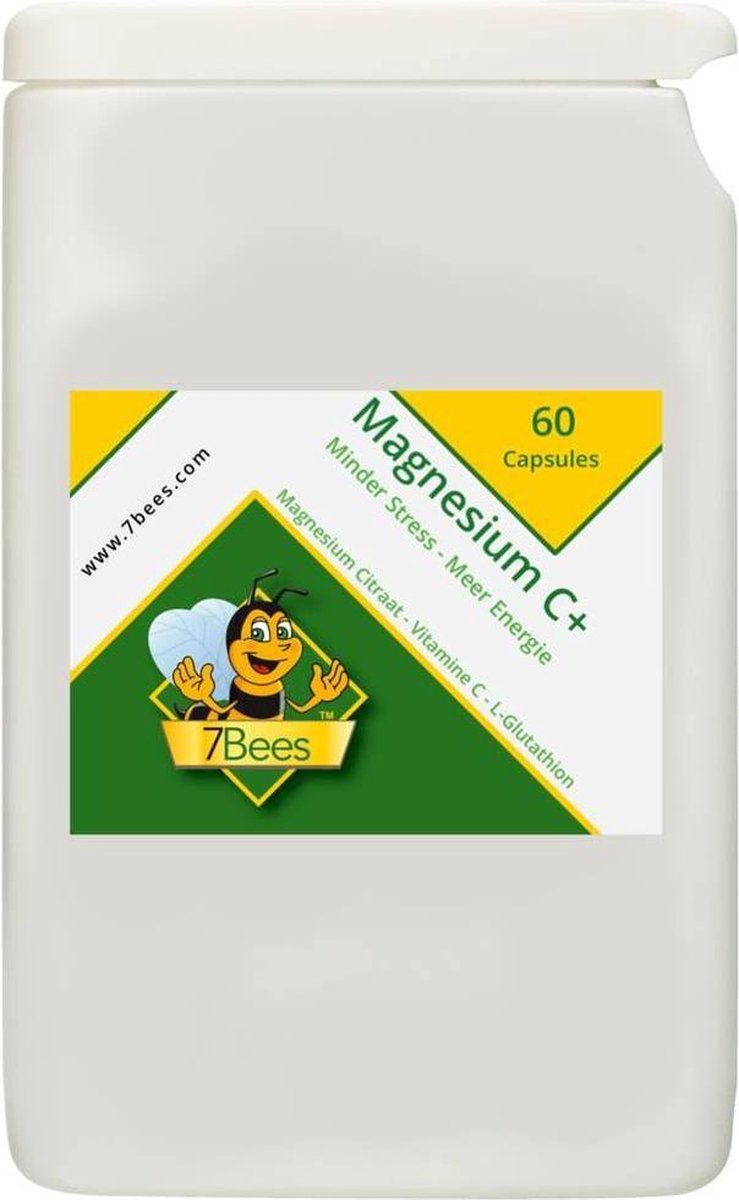 Goedkoopste Magnesium Citraat C 60 caps Met Vitamine C - Energie - spierkrampen en stress