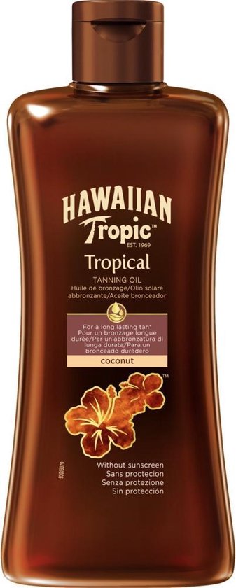 Hawaiian Tropic Tropical Tanning Oil - 200ml - 1 Stuk