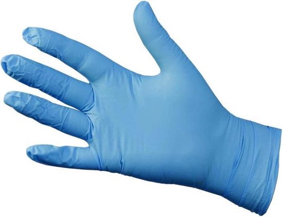 ComFort Handschoen, Nitrile, ongepoederd, blauw - S 100 stuks