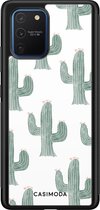 Samsung S10 Lite hoesje - Cactus print | Samsung Galaxy S10 Lite case | Hardcase backcover zwart