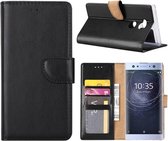 Bookcase Geschikt voor: Sony Xperia XA2 Ultra - Zwart - portemonee hoesje