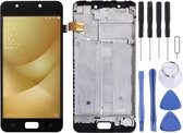 Lcd-scherm en digitizer volledige montage met frame voor Asus Zenfone 4 Max ZC520KL X00HD (zwart)