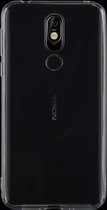 0,75 mm ultradunne transparante TPU zachte beschermhoes voor Nokia 7.1