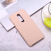 Ultradunne vloeibare siliconen valbestendige beschermhoes voor OnePlus 7 Pro (roze)