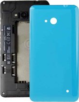 Gladde kunststof achterkant behuizing behuizing voor Microsoft Lumia 640 (blauw)