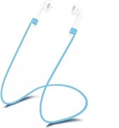 Draadloze Bluetooth-oortelefoon Anti-verloren riem Siliconen Unisex hoofdtelefoon Anti-verloren lijn voor Apple AirPods, kabellengte: 60 cm (blauw)