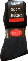 Naft sokken - Multipack Unisex Sokken Zwart 43-46