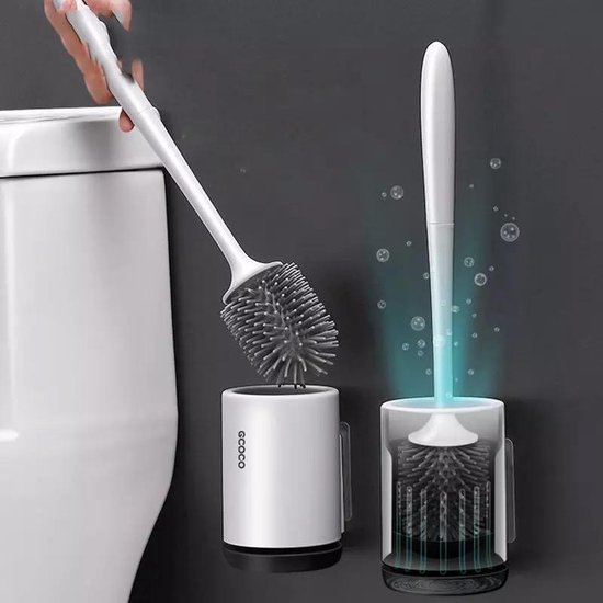 Ecoco Luxe Zelfklevende Toiletborstel Met Houder | bol.com