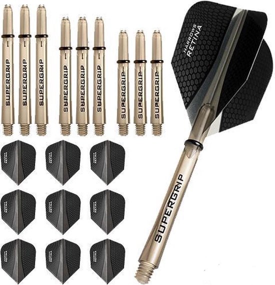 Ailettes De Fléchettes Harrows Retina - Lot De 5 Vols 100 Microns Forme Standard - Renforcées Et Précises