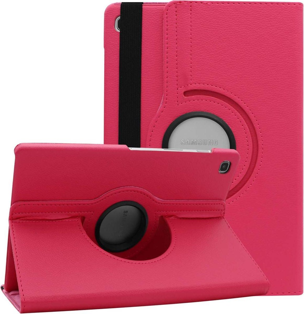 HB Hoes Geschikt voor Samsung Galaxy Tab S6 Lite - Draaibare Tablet Case met Standaard - Roze