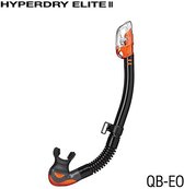 TUSA Hyperdry Elite II snorkel SP0101 QB - zwart/oranje