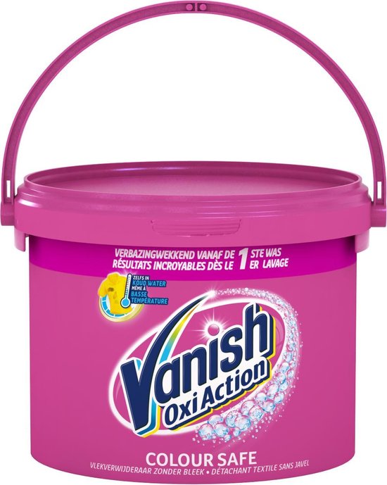 Vanish Oxi Action Colour Safe Base Poeder - Voor Witte & Gekleurde Was - 2,4 kg