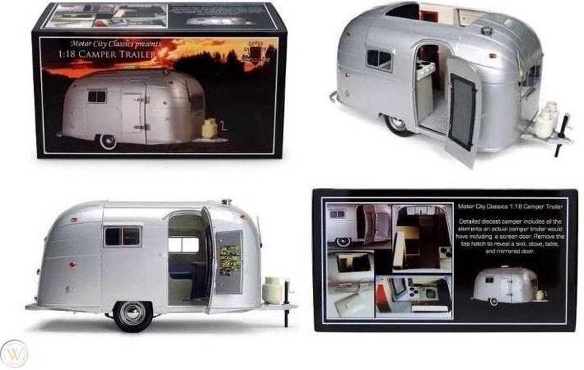 Airstream Camper Trailer 1-18 Motorcity Classics | bol