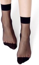 mesh trimmed cotton blend socks