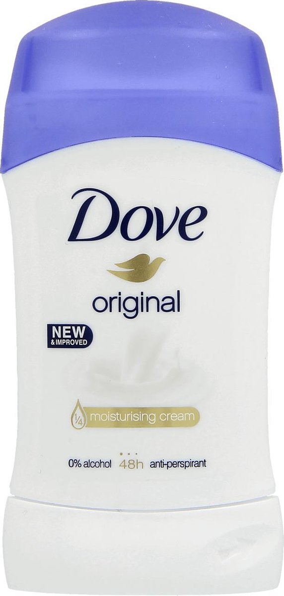 Pardon Gelach spuiten Dove Original Deodorant 40 ml - Anti Perspirant - Anti Transpirant - 48 Uur  Anti Zweet... | bol.com