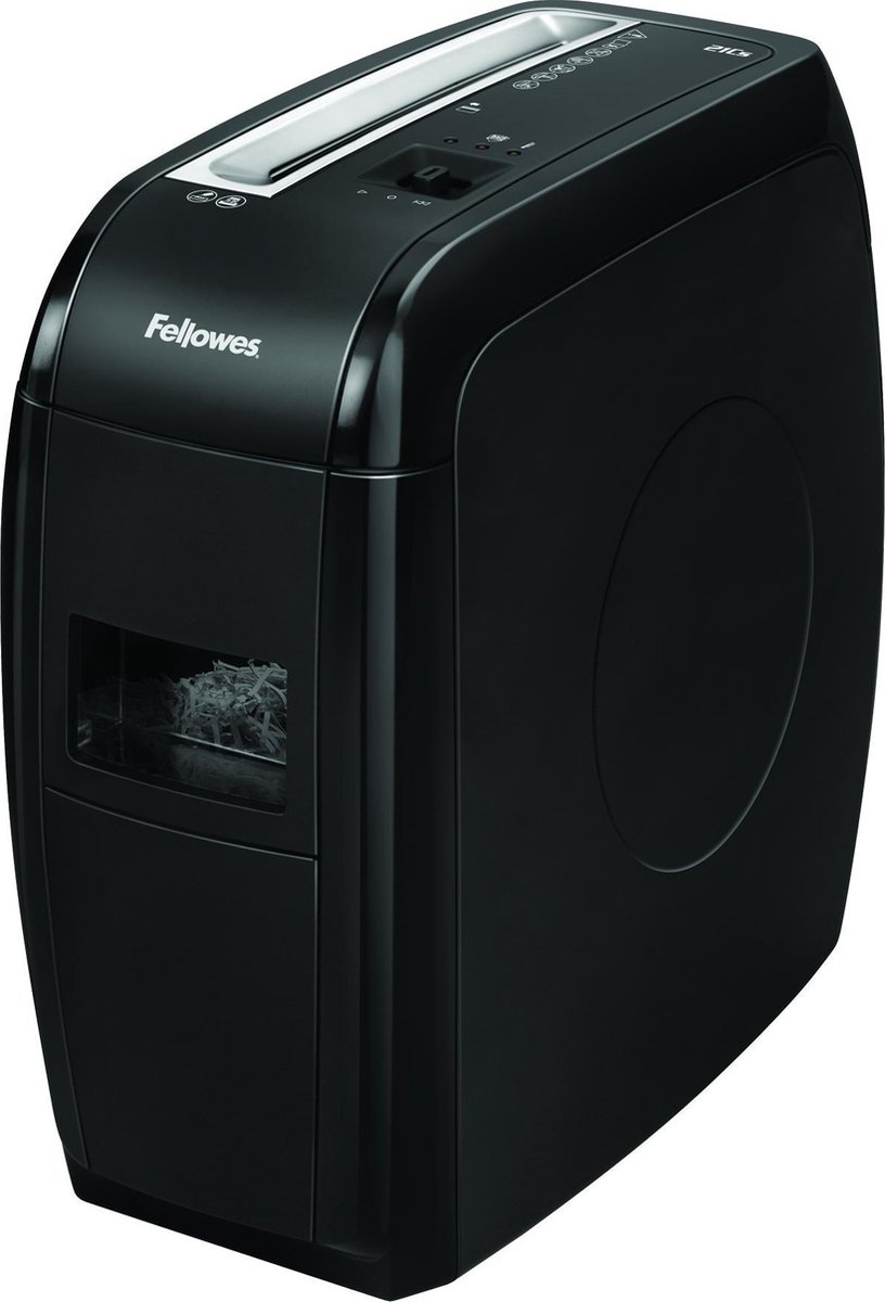 Destructeur Documents Fellowes P-25S - Coupe Droite, 5 Feuilles, Corbeille 11L | Niveau Sécurité P1 - Usage Domestique
