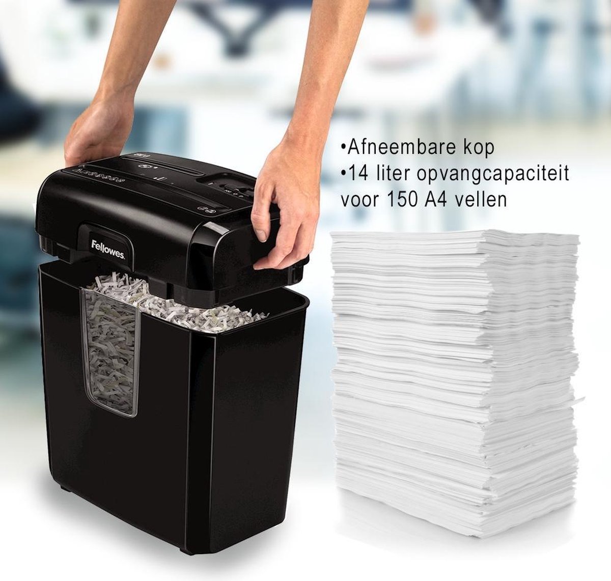 Fellowes 8Cd - Papierversnipperaar thumbnail 2