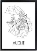 DesignClaud Vught Plattegrond poster A2 poster (42x59,4cm)