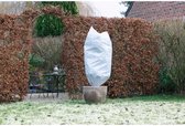 Nature Winterafdekhoes met koord 50 g / m² - Ø 100 cm x 1,50 m - Wit