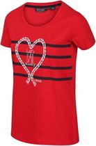 Regatta Filandra IV Katoenen T-Shirt Voor Dames Rood