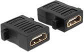 NÖRDIC HDMI-N5003, HDMI 19-pin kabel adapter/verloopstukje, zwart