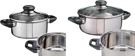 Tefal Daily Cook G71228 steelpan 16 cm, roestvrij staal